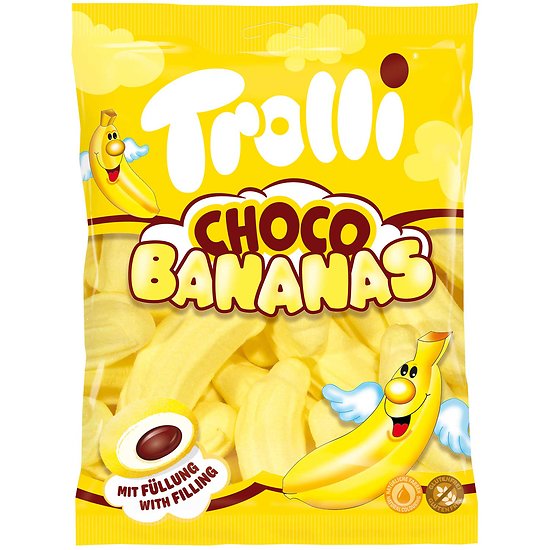 Marshmallow banane fourré chocolat (par 5)