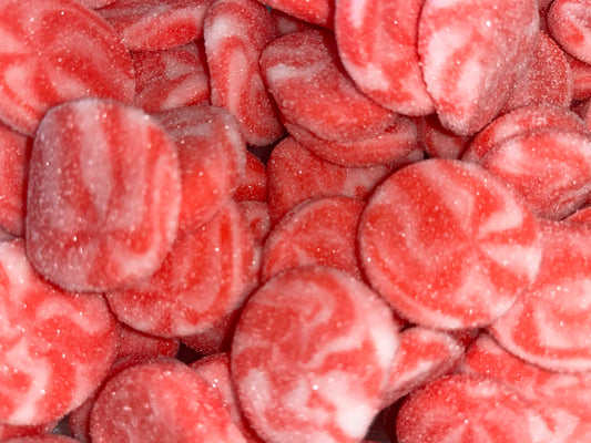 Disque rouge et blanc sucré (100g)