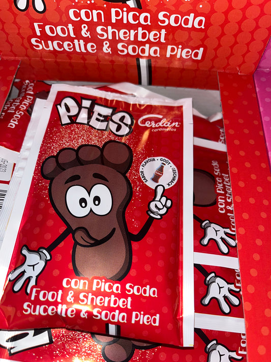 Sucette en pied avec poudre coca (l’unité)